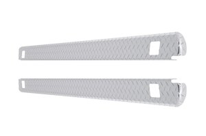 Dodge Ram Truck Bed Side Rail Protector - Dee Zee - Brite-Tread Wrap Side w/Stake Holes - `02-`09